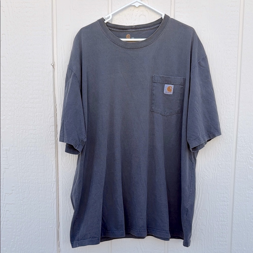 Carhartt Short Sleeve Tshirt Men’s Size 2XL Original Fit Greenish Gray Workwear